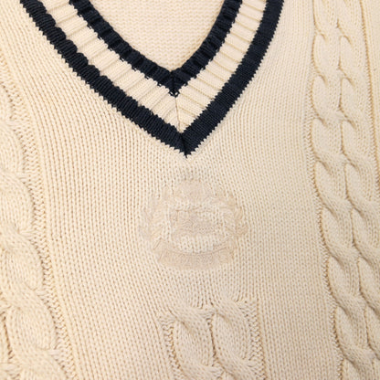 Vintage 90s Burberry Knit Sweater Vest Size S