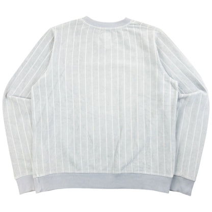 Vintage 2000s Stussy Striped Velour Sweatshirt Size XS