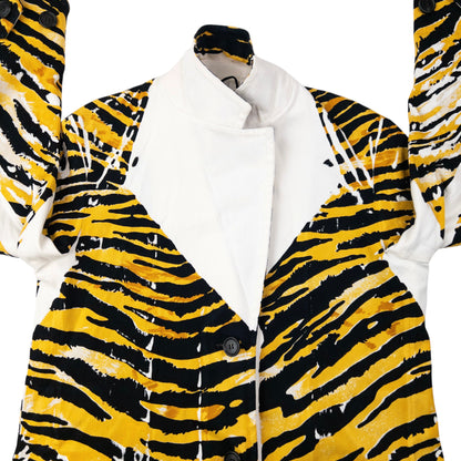 2018 Prada Tiger Stripe Pop Art Jacket Womens Size XL
