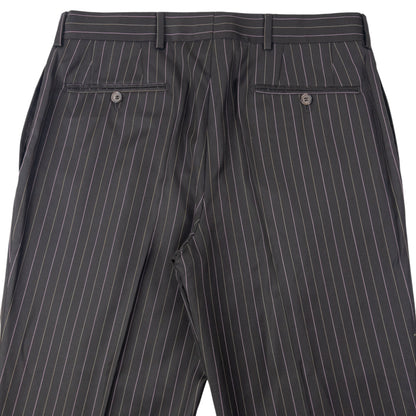 Vintage 90s YSL Yves Saint Laurent Pinstripe Jacket & Trousers Suit Set Size L
