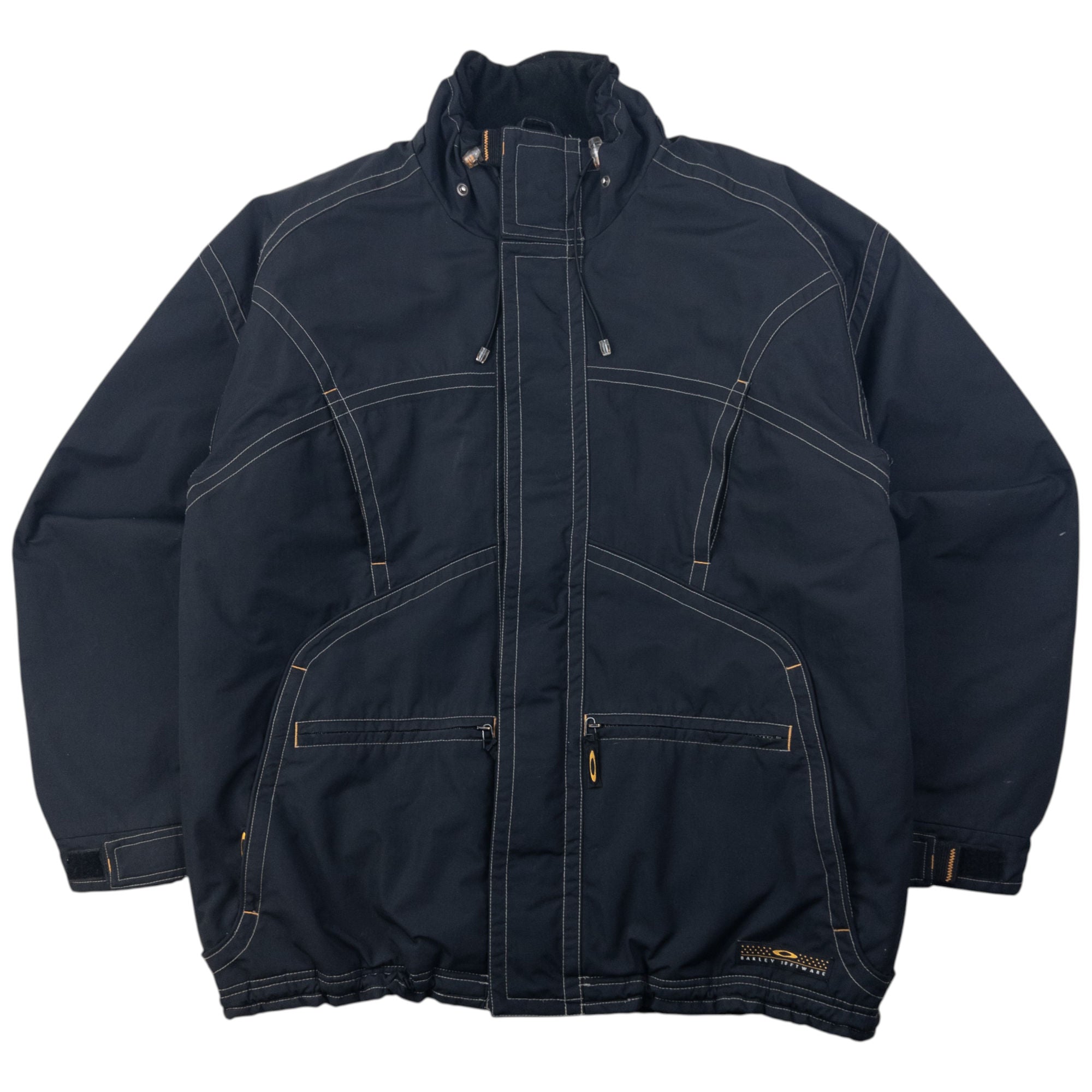 Vintage Oakley Zip Up Snowboarding Jacket Size XL