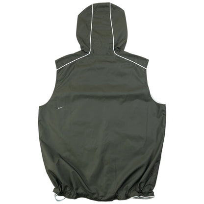 Vintage 2000s Nike Zip Up Hooded Gilet Size M