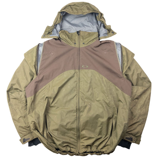 Vintage 90s Oakley Nitro Fuel Zip Up Snowboarding Jacket Size XL