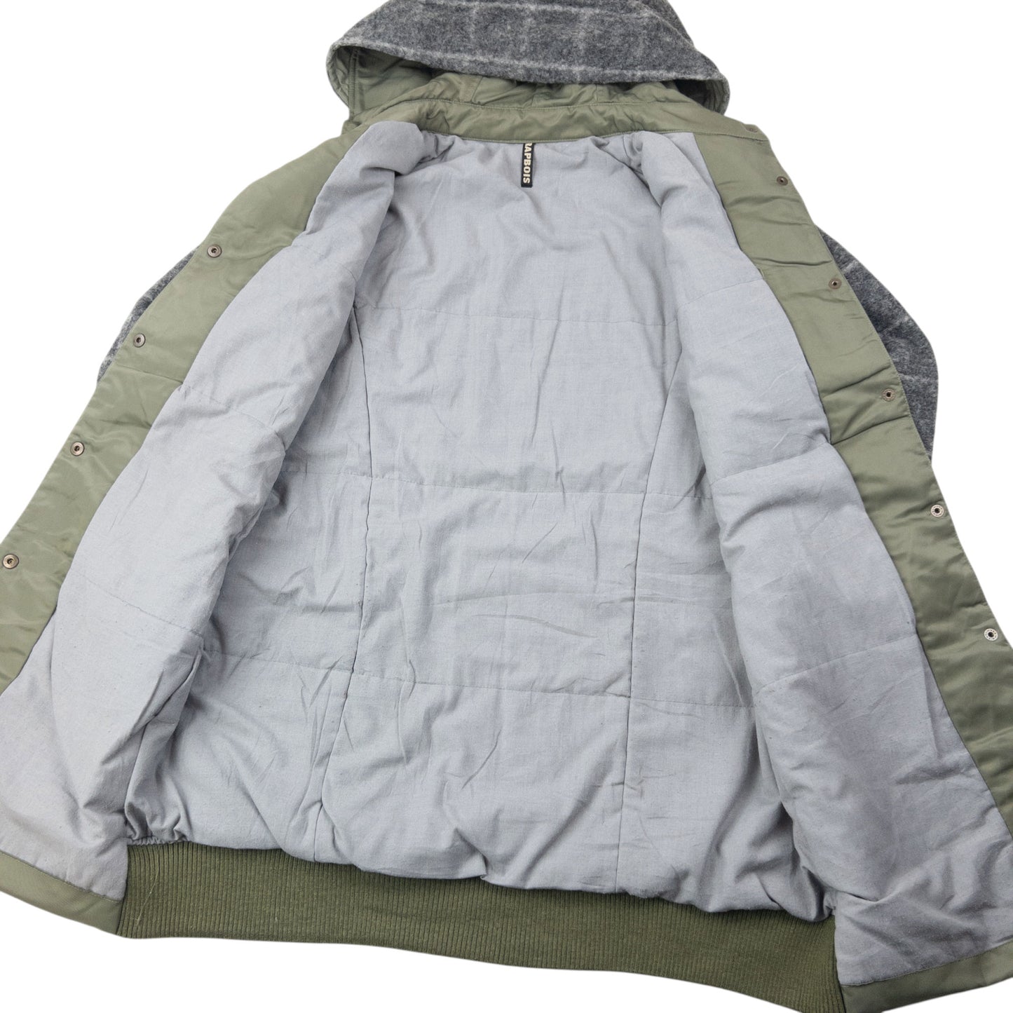 Vintage 2000s Frapbois By Issey Miyake Wool Mitten Pocket Jacket Womens Size L