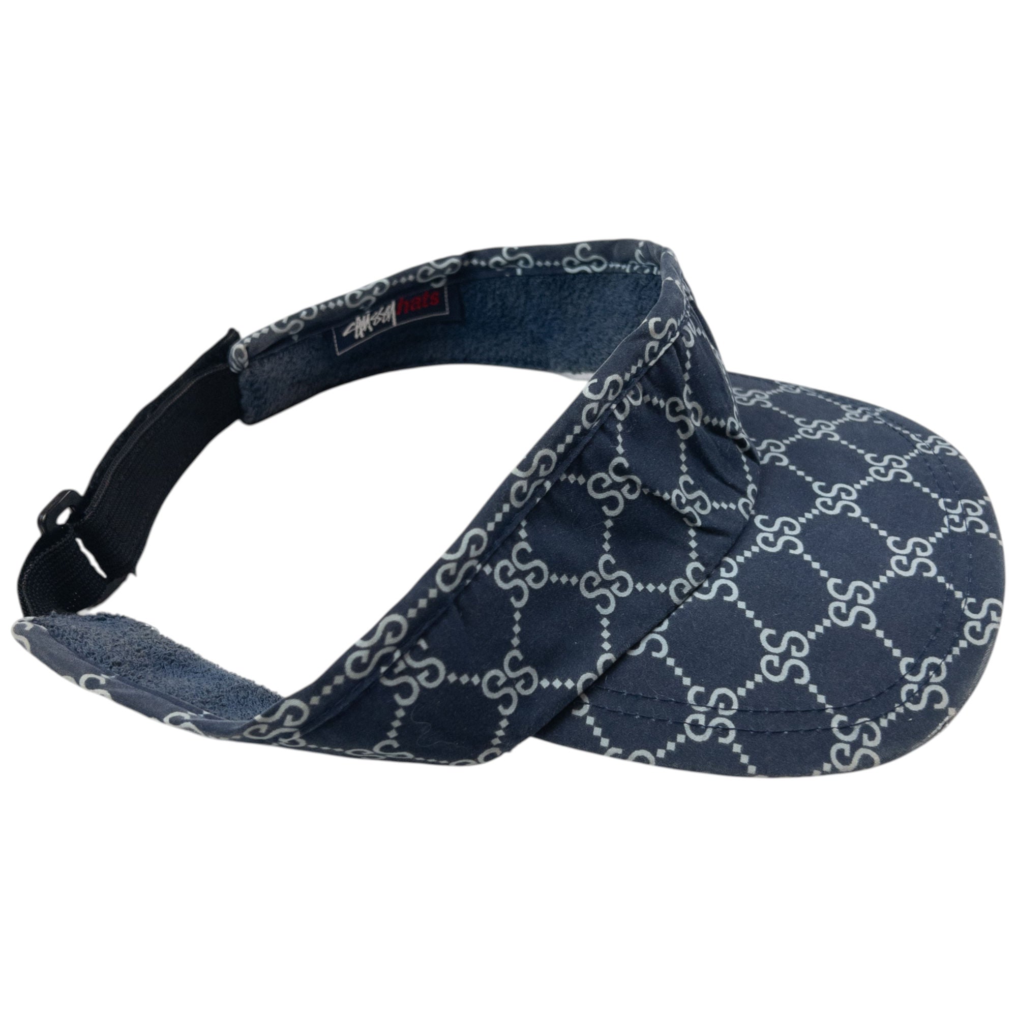 Vintage Stussy Stucci Monogram Visor Hat