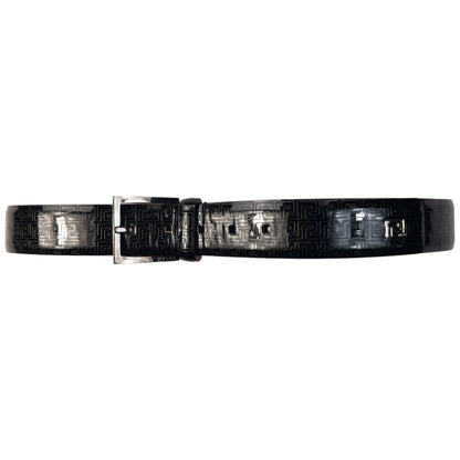 Vintage 90s Versace Pattern Leather Belt Size M