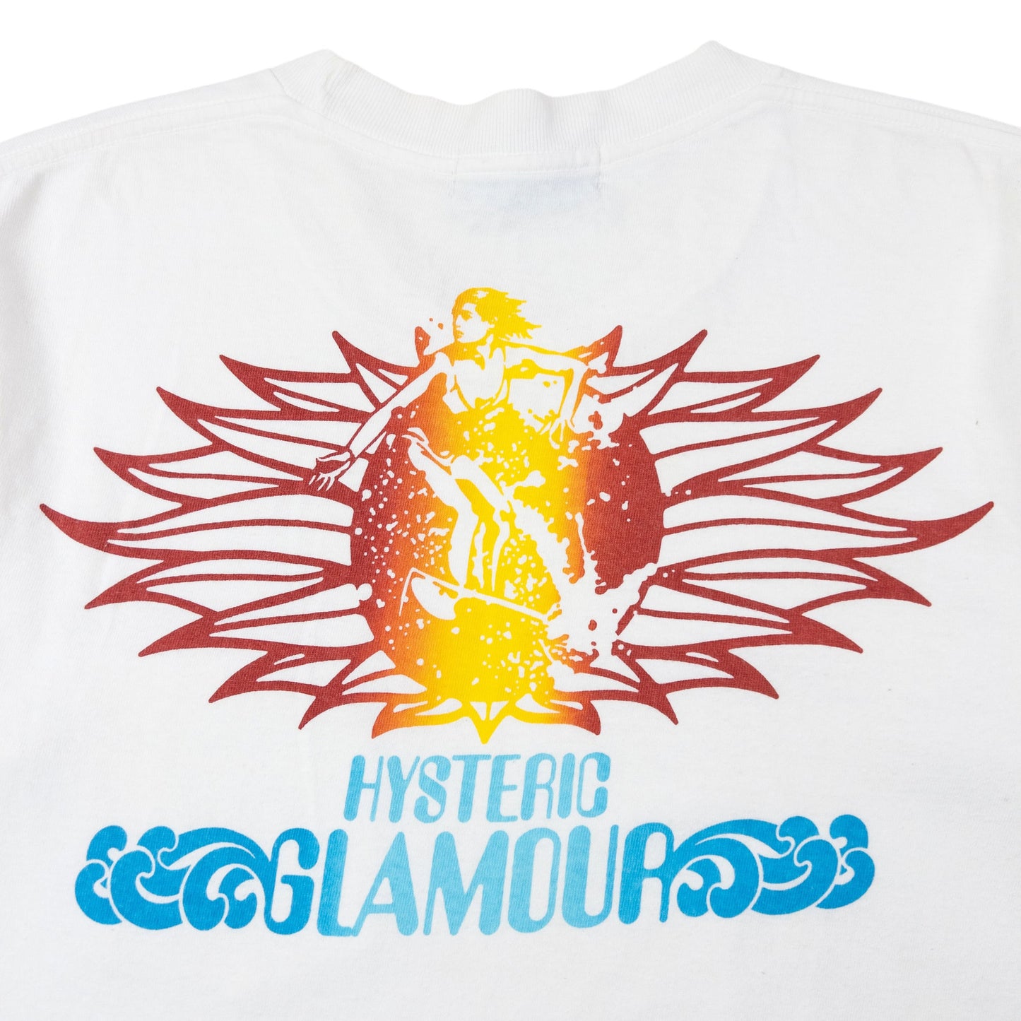 Vintage 90s Hysteric Glamour Surfer Graphic T Shirt Size S
