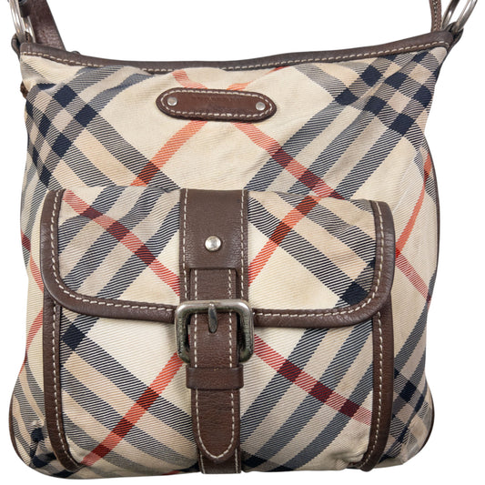 Vintage Burberry Nova Check Crossbody Bag