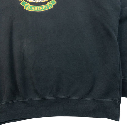 Vintage 90s Burberry Embroidered Sweatshirt Size S