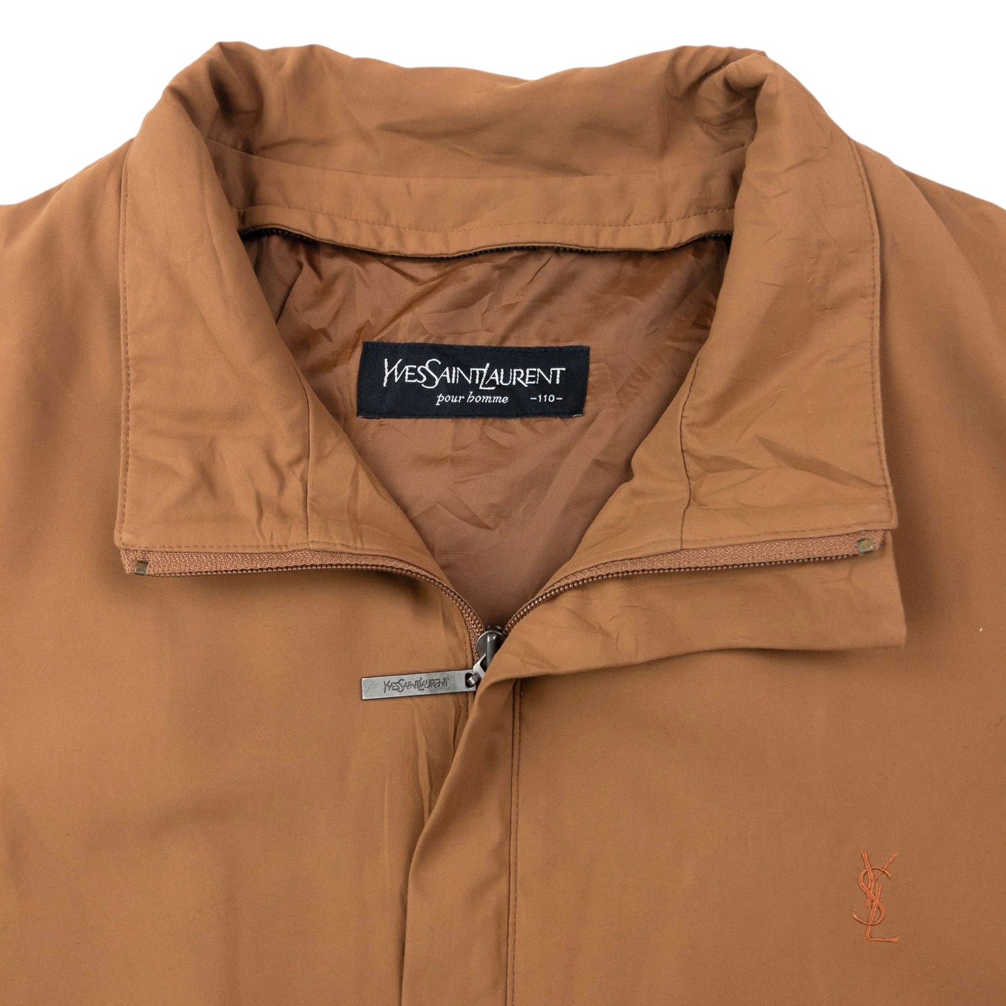 Vintage 90s YSL Yves Saint Laurent Harrington Jacket Size XL