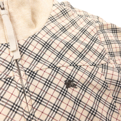 Vintage 2000s Burberry Blue Label Nova Check Zip Up Sweatshirt Womens Size M