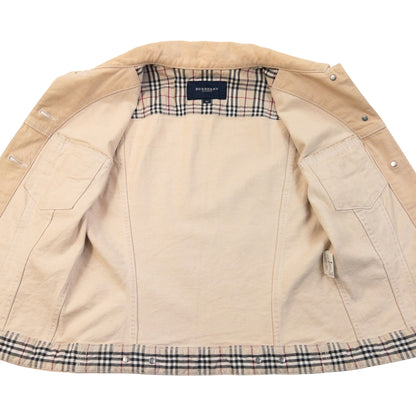 Vintage 2000s Burberry Button Up Jacket Womens Size M