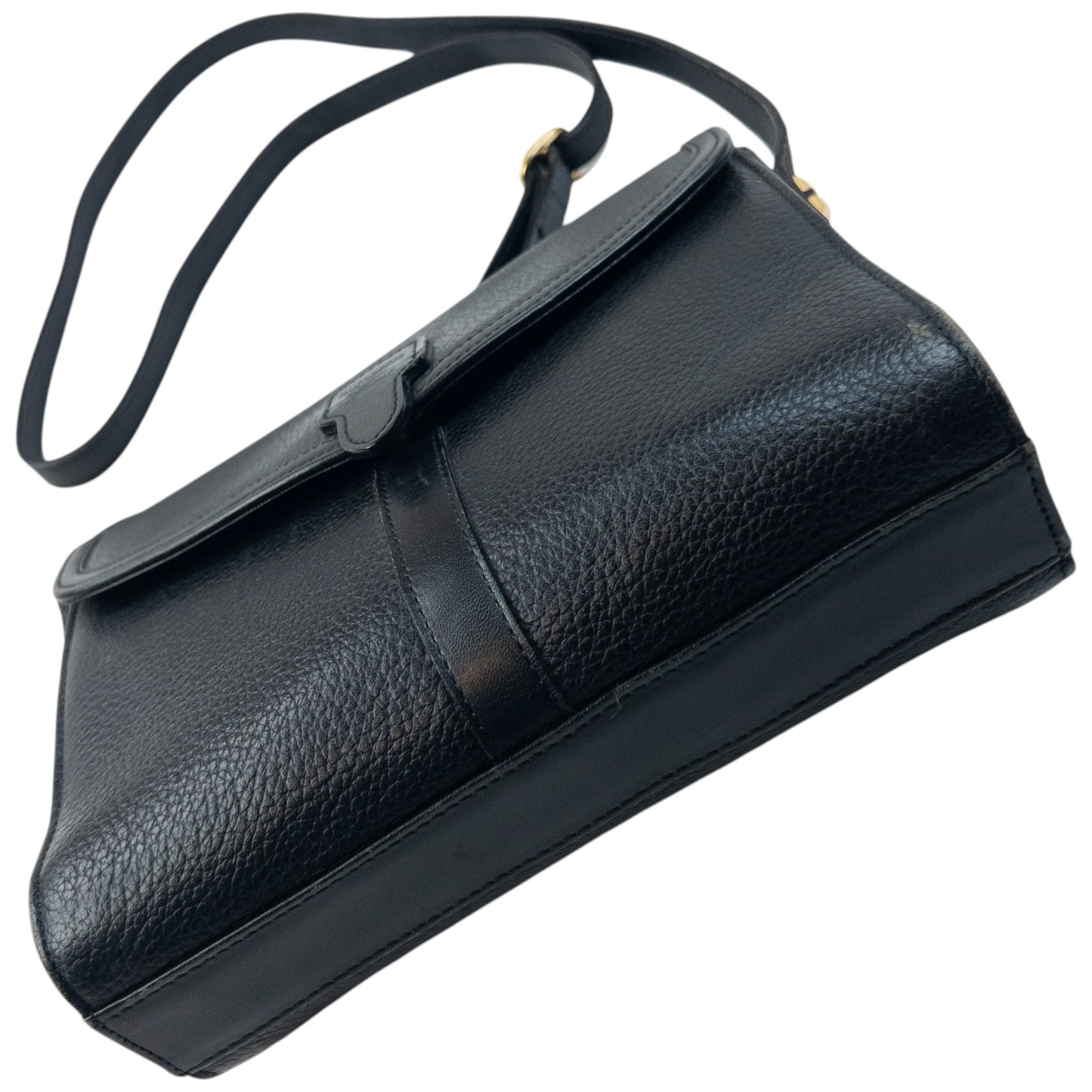 Vintage 90s Burberry Leather Crossbody Bag