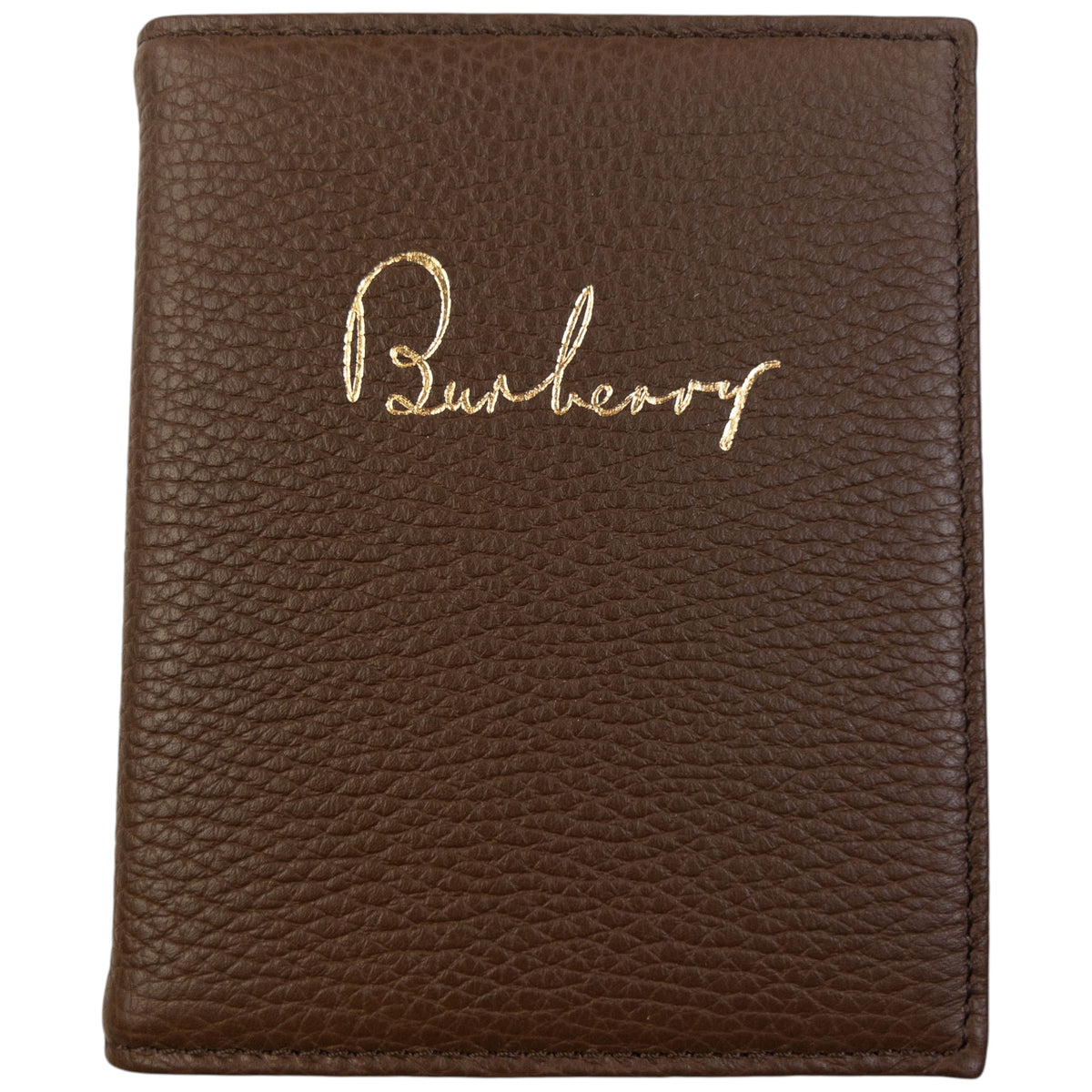 Vintage Burberry notitieboek met lederen omslag uit de jaren 2000