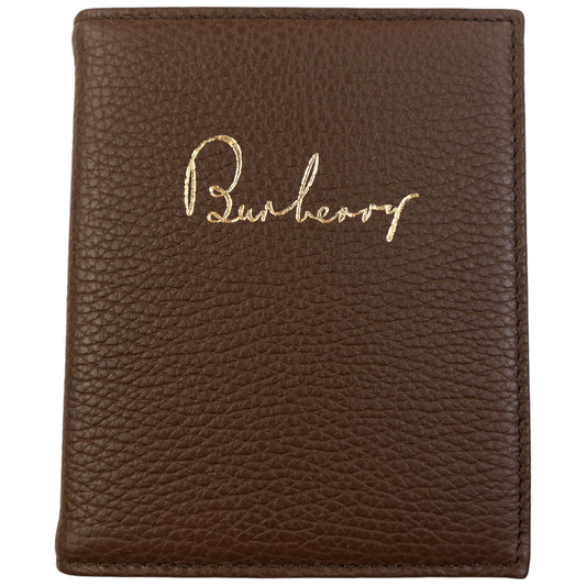 Vintage 2000s Burberry Leather Bound Notebook