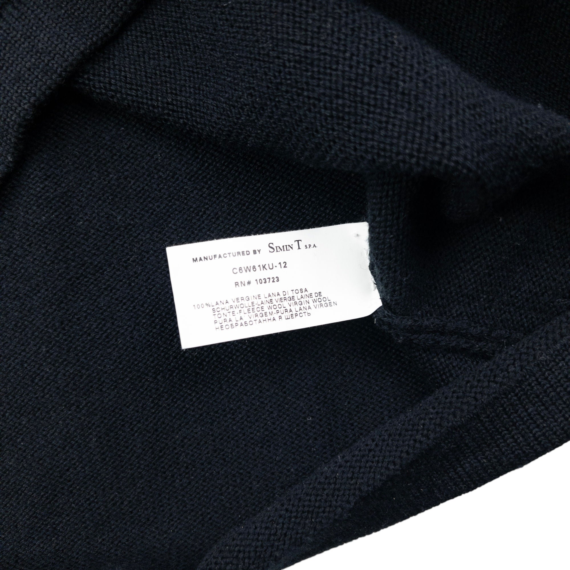 Vintage Armani Jeans Knitted Wool Jumper Size M