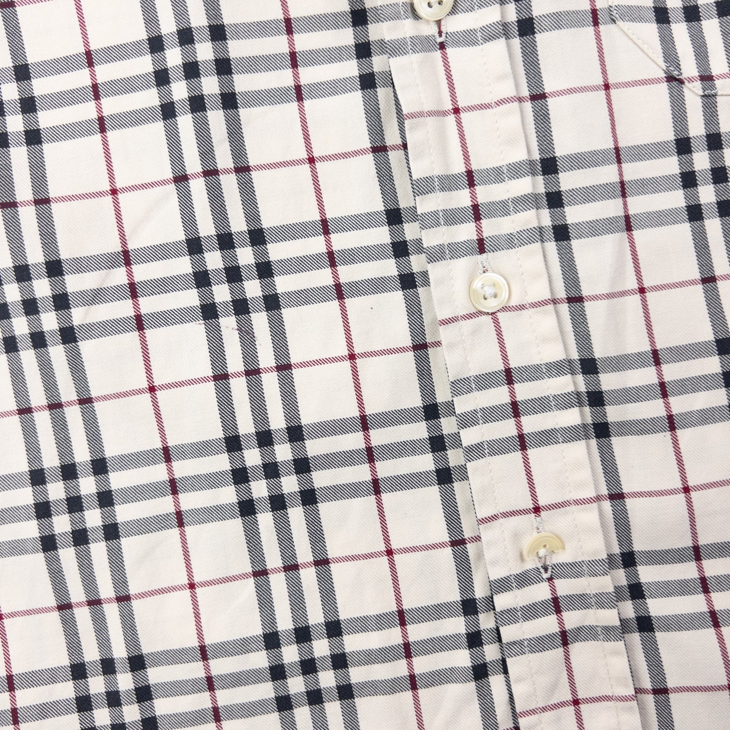 Vintage 2000s Burberry Nova Check Long Sleeve Button Up Shirt Size S