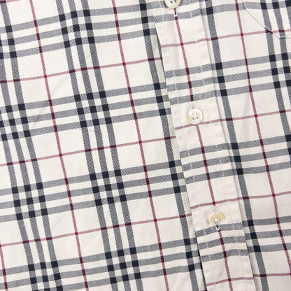 Vintage 2000s Burberry Nova Check Long Sleeve Button Up Shirt Size S