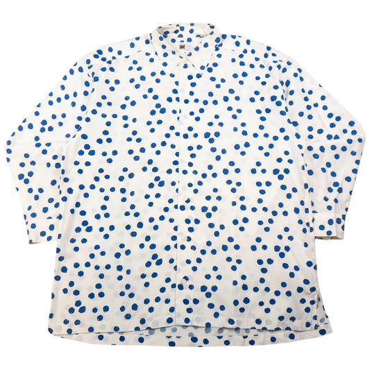 Vintage Issey Miyake Polka Dot Long Sleeve Button Up Shirt Size L