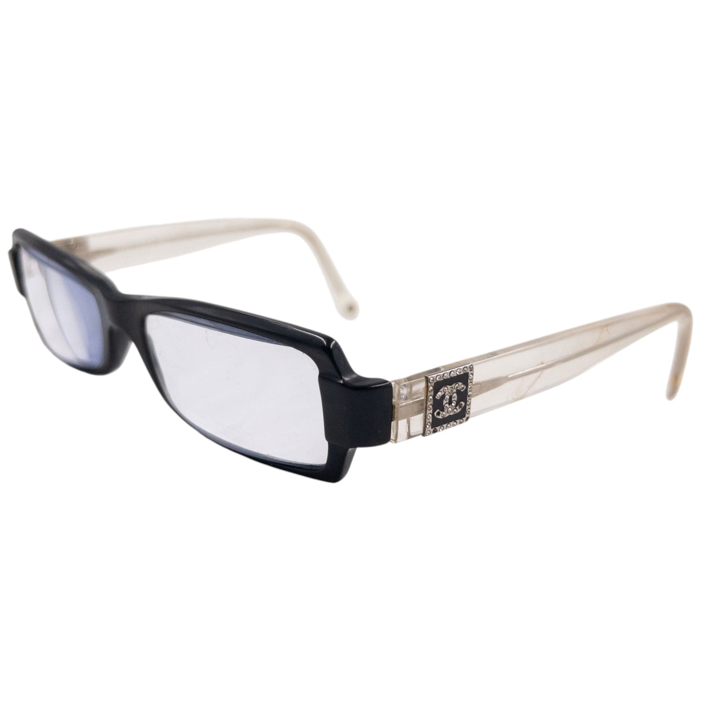 Vintage 2000s Chanel Diamanté Eyeglasses