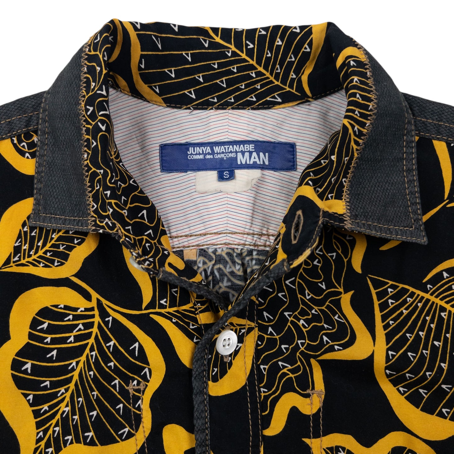 SS17 Junya Watanabe X Comme Des Garçons MAN Button Up Shirt Size S