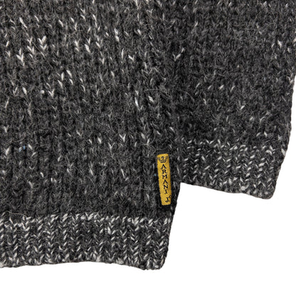 Vintage Armani Jeans Knitted Wool Turtleneck Jumper Size M