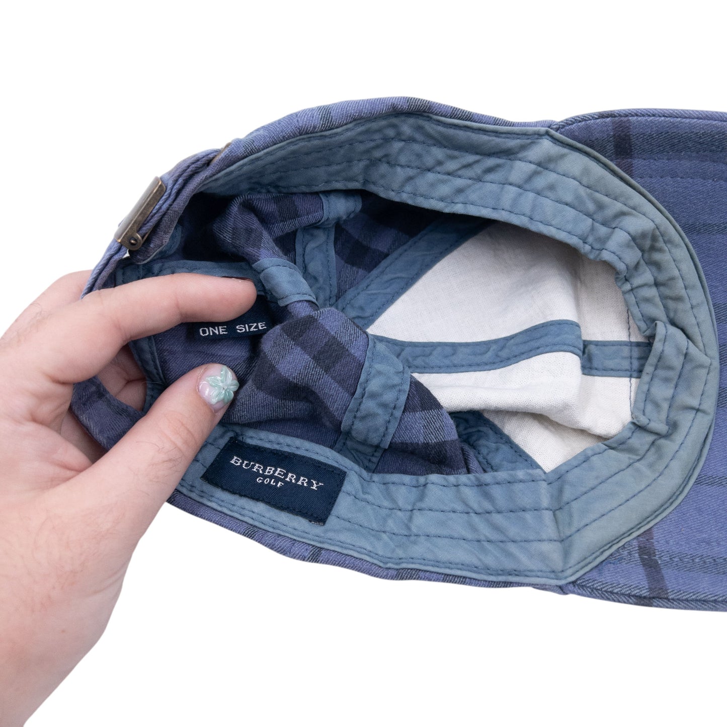Vintage Burberry Nova Check Hat