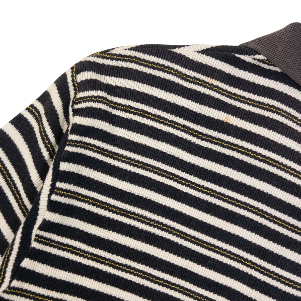 Vintage 2000s Issey Miyake Striped Polo Shirt Womens Size L