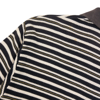 Vintage 2000s Issey Miyake Striped Polo Shirt Womens Size L
