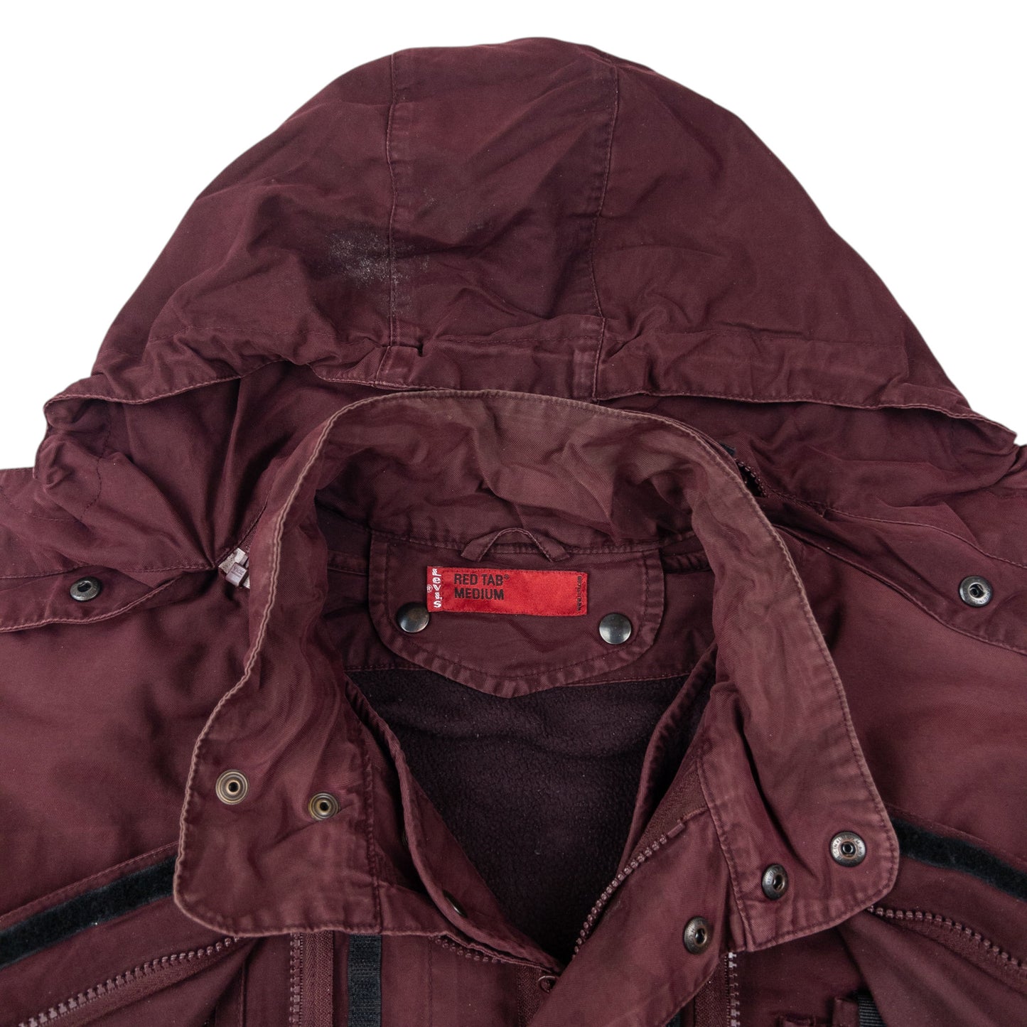 Vintage 2000s Levi's Red Tab Stealth Layered Pocket Jacket Size XL