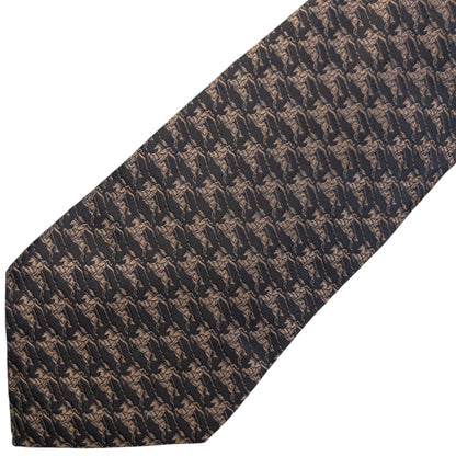 Vintage 2000s Burberry Monogram Silk Tie