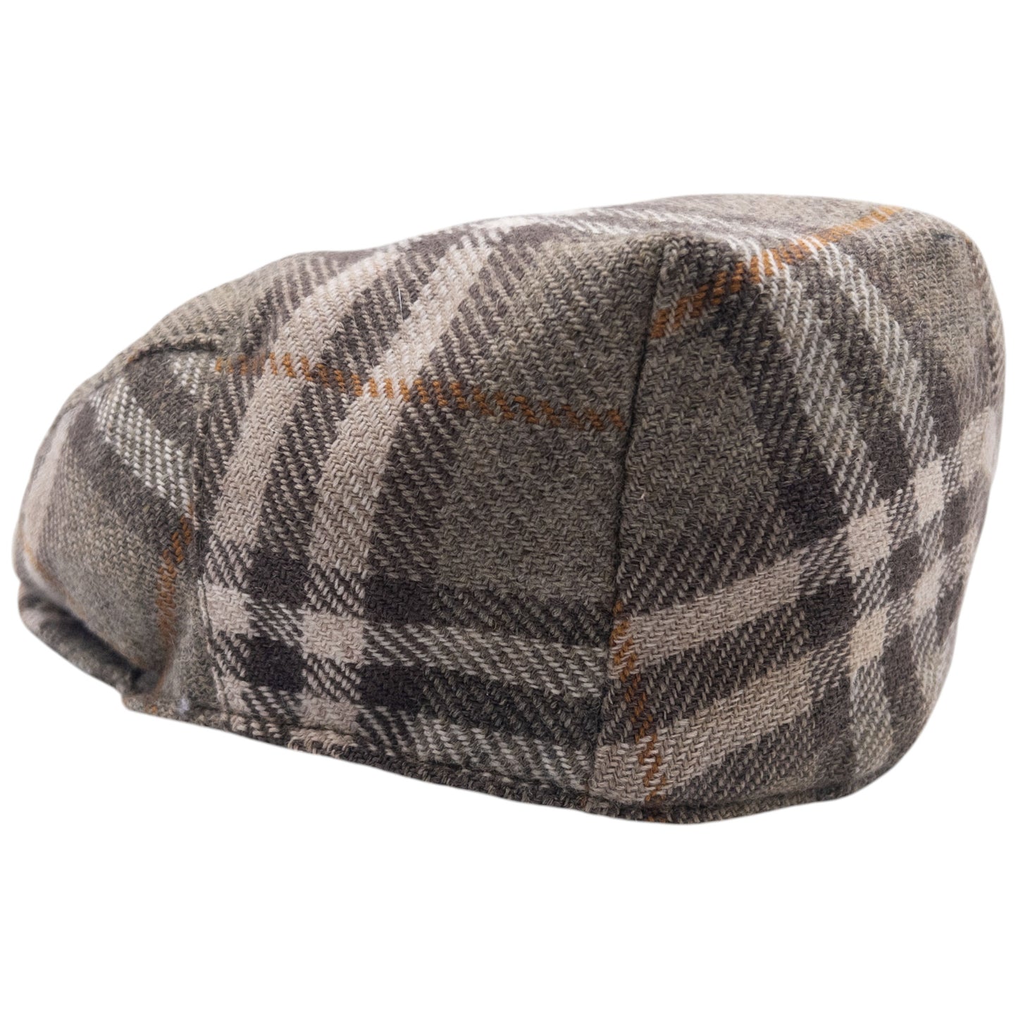 Vintage Burberry Nova Check Wool Flat-Cap Hat Size S
