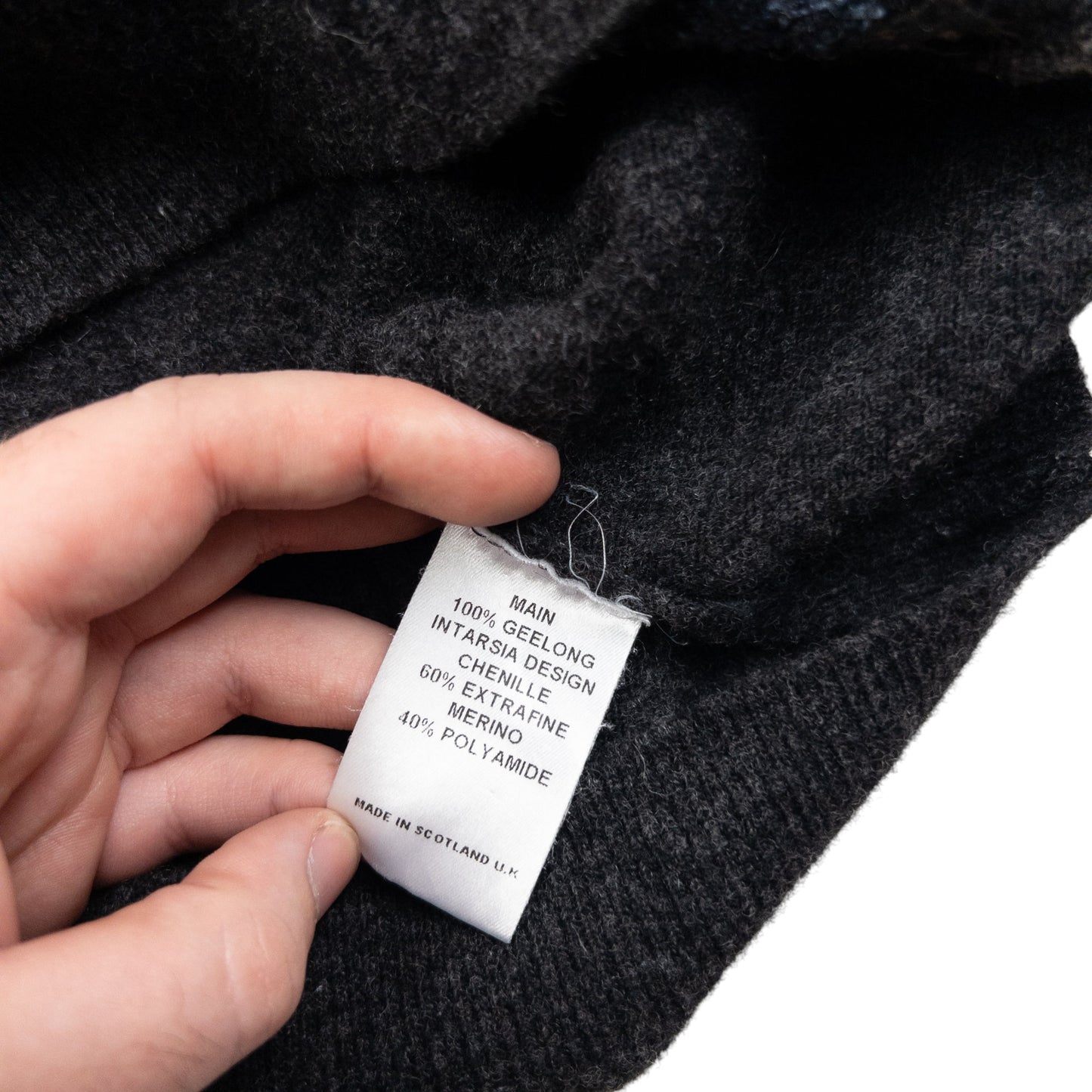 Vintage Burberry Wool Striped Turtleneck Jumper Size M