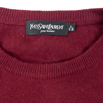 Vintage 90s YSL Yves Saint Laurent Wool Jumper Size L