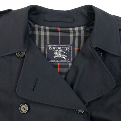 Vintage 90s Burberry Nova Check Lined Trench Jacket Size L