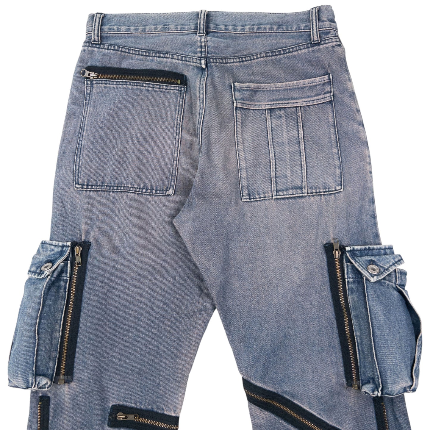 Vintage 2000s PPFM Convertible Zip Denim Jeans Size W32