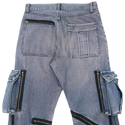 Vintage 2000s PPFM Convertible Zip Denim Jeans Size W32