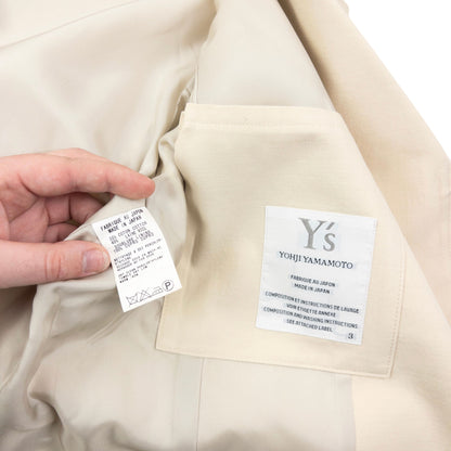 Vintage 90s Yohji Yamamoto Asymmetric Zip Jacket Size S