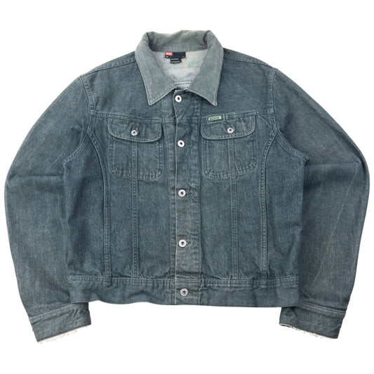 Vintage 2000s Diesel Cropped Button Up Denim Jacket Size S