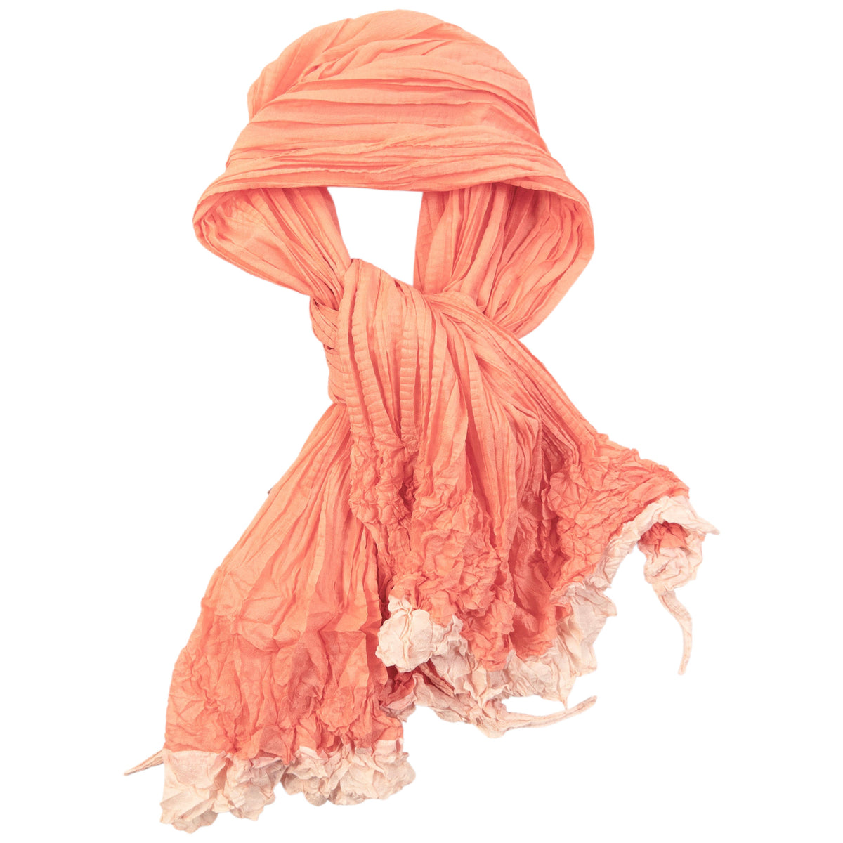 Vintage 90s Issey Miyake Pleated Crinkle Scarf