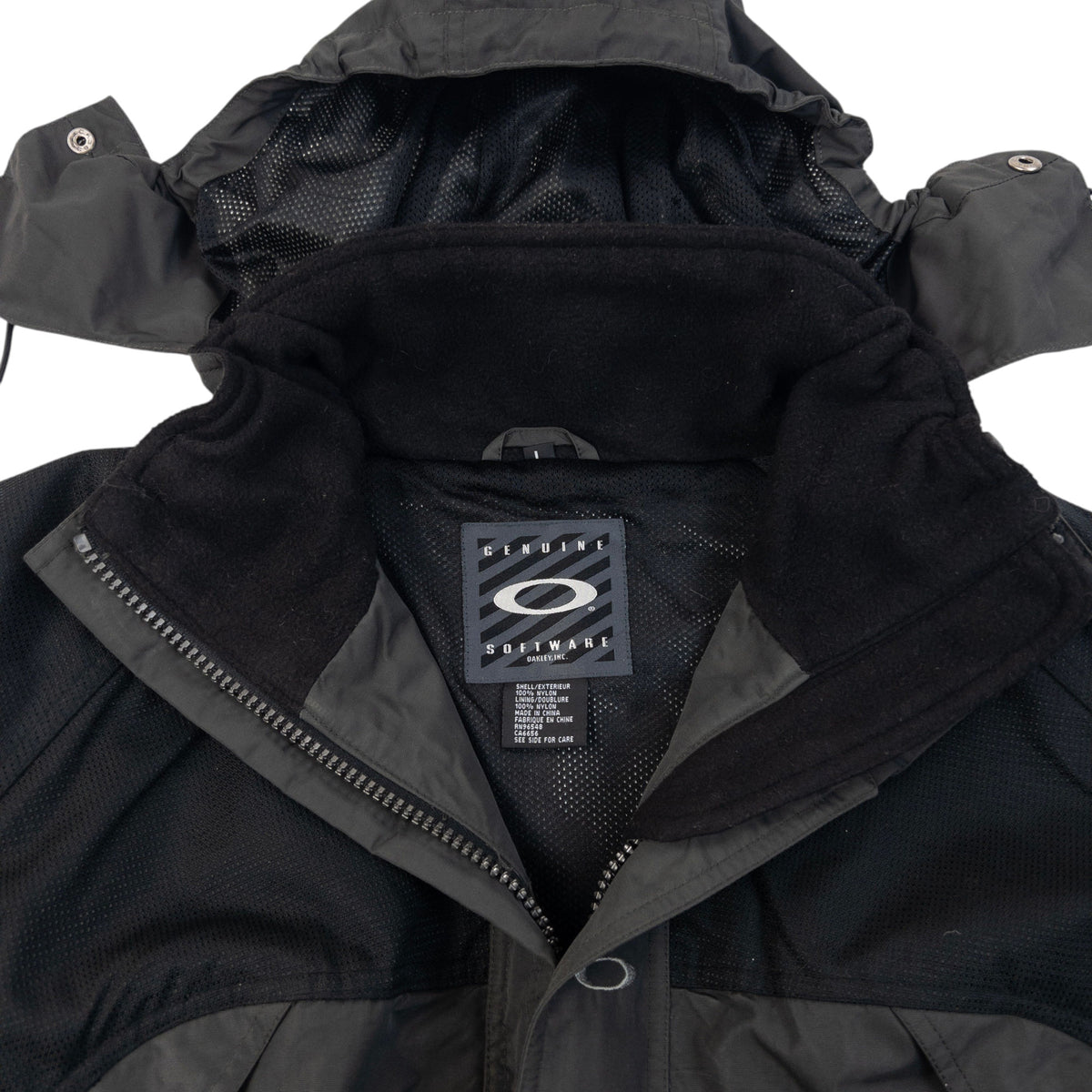 Vintage 90s Oakley Zip Up Snowboarding Jacket Size L