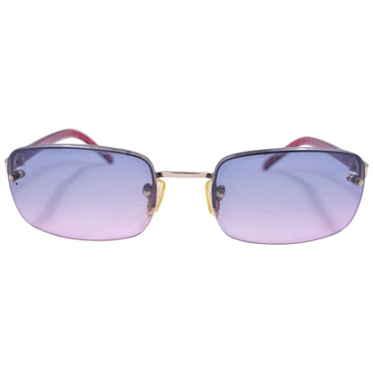 Vintage 2000s Burberry Nova Check Rimless Sunglasses, photo 2