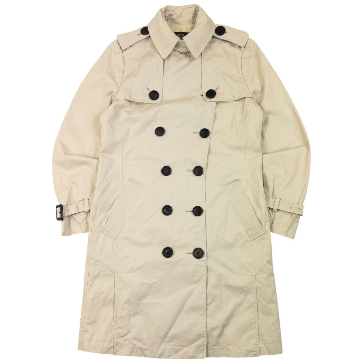 Vintage Burberry Trench Jacket Womens Size M