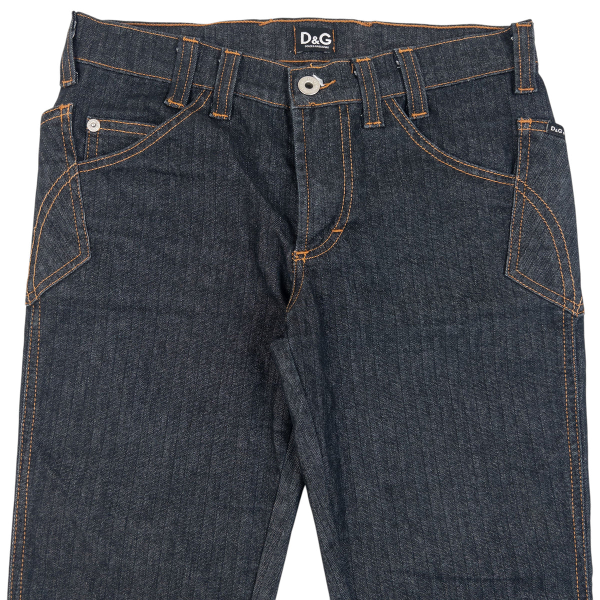 Vintage 2000s Dolce & Gabbana Denim Jeans in navy, photo 4