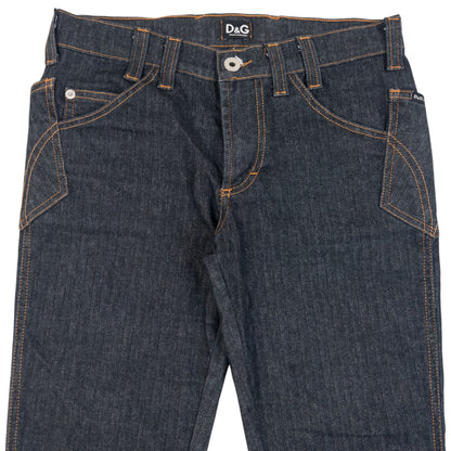 Vintage 2000s Dolce & Gabbana Denim Jeans in navy, photo 4