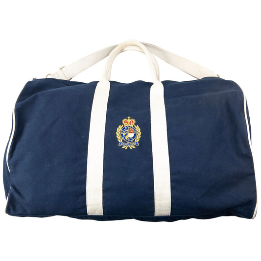 Vintage 90s Ralph Lauren Crest Duffel Luggage Bag