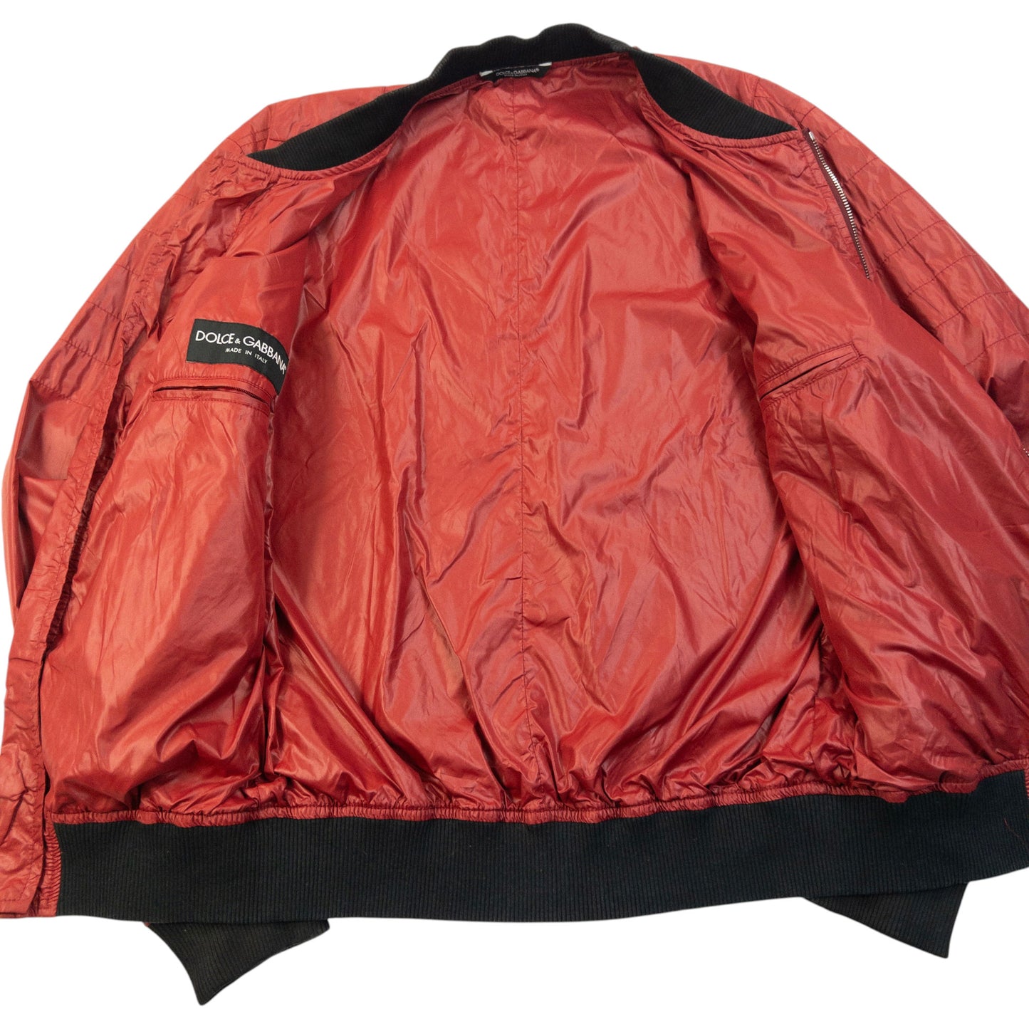 Vintage 2000s Dolce & Gabbana Zip Up Bomber Jacket Size S