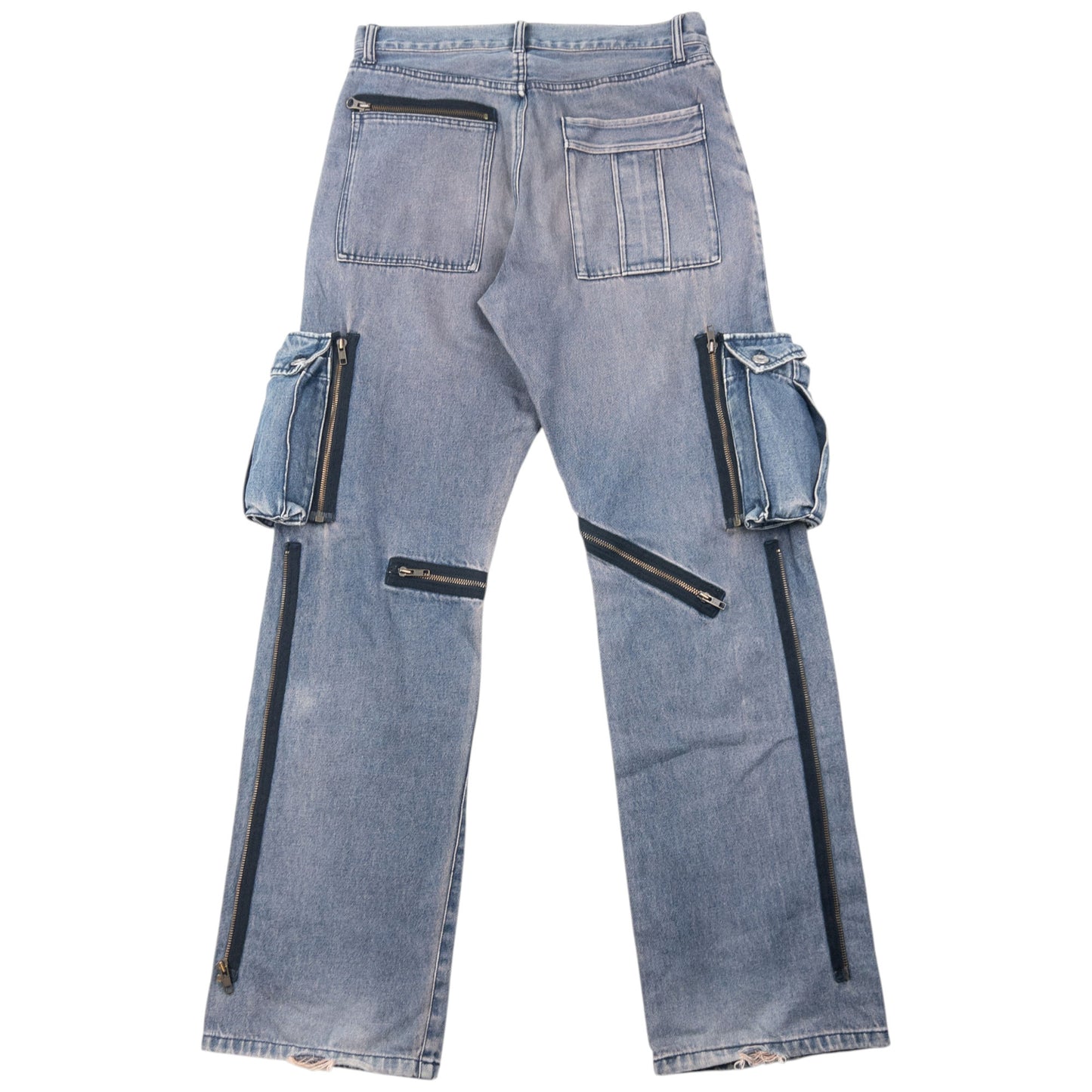 Vintage 2000s PPFM Convertible Zip Denim Jeans Size W32