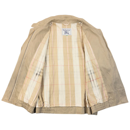 Vintage 90s Burberry Nova Check Lined Jacket Womens Size S