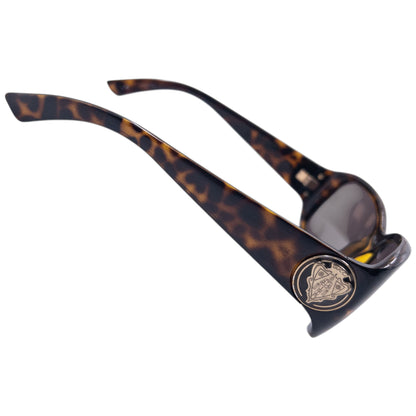 Vintage 2000s Gucci Tortoise Shell Crest Sunglasses